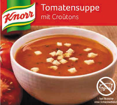 Tomatensuppe für 73mm in-Cup Automaten Incup Getränke x300